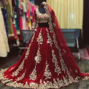 Sexy Indian Arabic Wedding Dresses With cape veil Two Piece gold lace Muslim Half Sleeve Blue Dubai Bride Gown